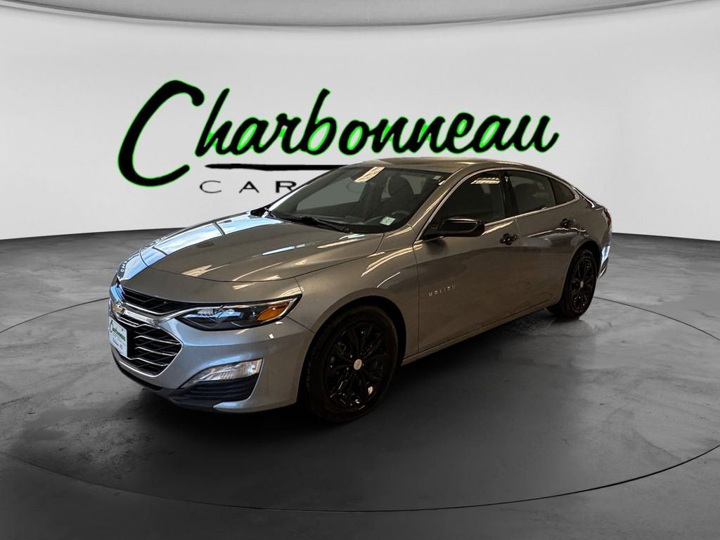 2024 Chevrolet Malibu FWD 1LT in Sterling Gray Metallic — front three-quarter view