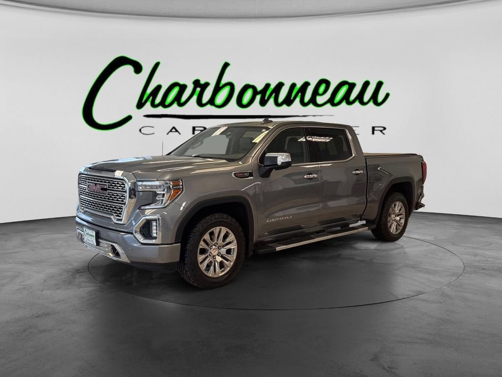 2022 GMC Sierra 1500 Limited Denali in Satin Steel Metallic — front three-quarter view
