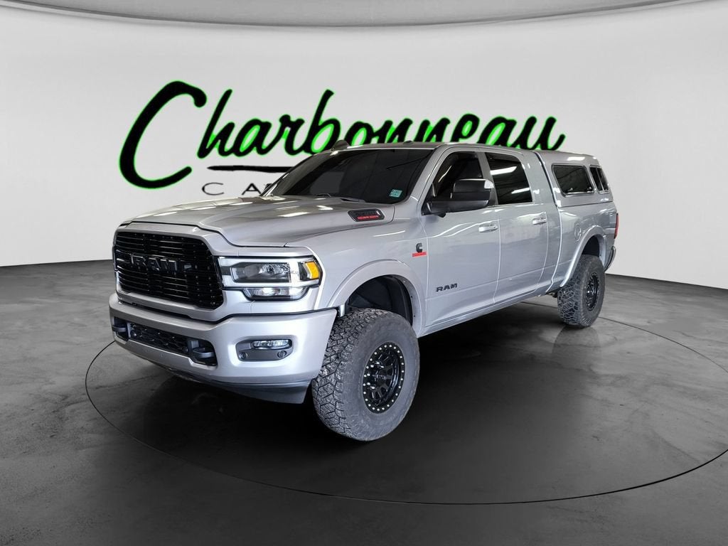 2020 RAM 2500 Laramie in Silver — front three-quarter view