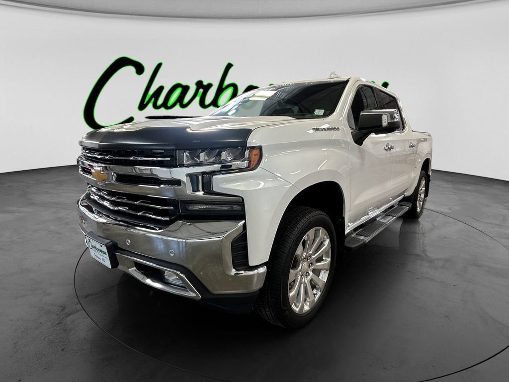 2020 Chevrolet Silverado 1500 LTZ in Iridescent Pearl Tricoat — front three-quarter view