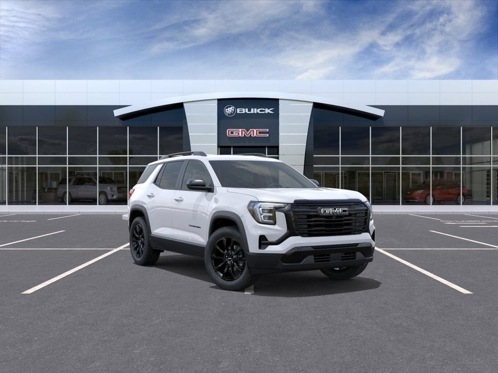 2027 GMC Terrain AWD Elevation in Summit White — front three-quarter view