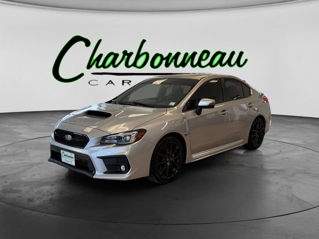 2021 Subaru WRX Limited in Silver — front three-quarter view