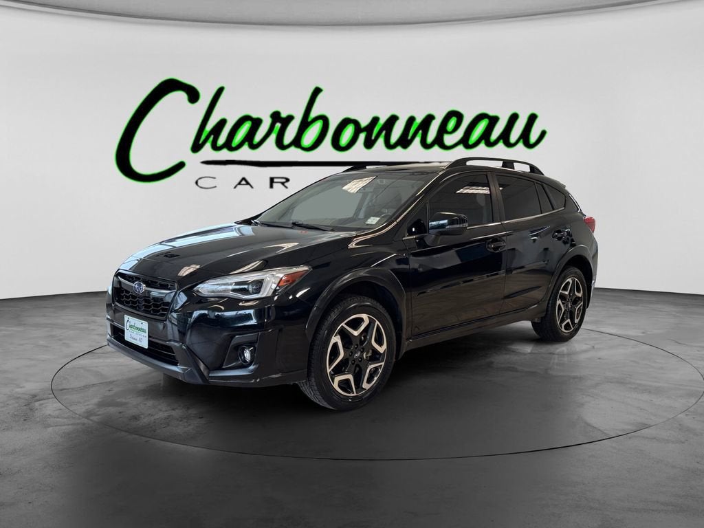 2020 Subaru Crosstrek Limited in Black — front three-quarter view